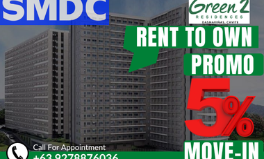 Green 2 Residences Rent to Own Ready for Occupancy Tower 1 Condo near de la salle Dasmarinas CAvite