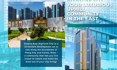 Pre-Selling 1-Bedroom Unit w/ World-Class Amenities at Cainta Near Ortigas
