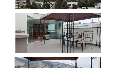 SURCO, VENTA HERMOSO E ILUMINADO DEPARTAMENTO DUPLEX,EN  LAS LADERAS DE LAS CASUARINAS,calle cerrada