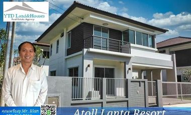 2 storey detached house for rent in Atoll Lanta Resort Life Bangna Wongwaen