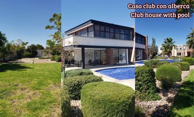 Casa en residencial con campo de golf, casa club con alberca y jacuzzi, venta Zirandaro, San Miguel de Allende.