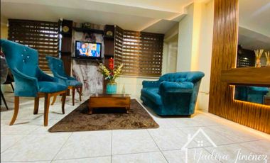 ALQUILO DEPARTAMENTO FULL AMOBLADO- ZONA SEGURA - CENTRO- MACHALA-EL ORO-ECUADOR.