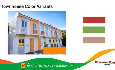 Richwood Homes Toledo in Brgy Canlumampao, Toledo City, Cebu 50sqm