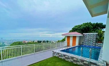 Overlooking House with Swimming Pool for Sale in Vista Grande Talisay Cebu