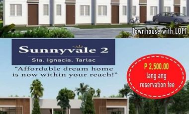 brand new Pre-selling house  in  SunnyVale 2 Brgy. Pugo Cecilio Santa Ignacia Tarlac, City 1.7M Only  By SHDC