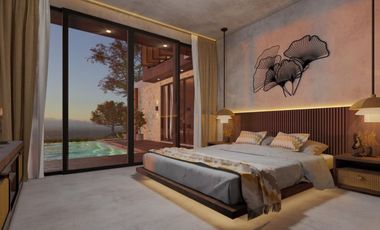 Freehold spectaculer 4 bedroom ocean view villa in cemagi