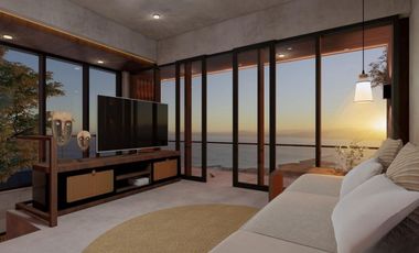 Freehold spectaculer 4 bedroom ocean view villa in cemagi