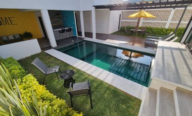 Casa VILLA DEL SOL en venta con jardín y alberca climatizada con excelente clima en Tonatico EDOMEX