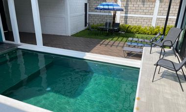 Casa VILLA DEL SOL en venta con jardín y alberca climatizada con excelente clima en Tonatico EDOMEX