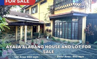 Ayala Alabang House and Lot for Sale