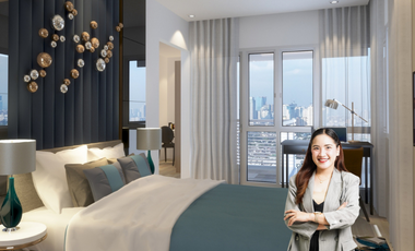 SOON TO BE READY Executive 1-Bedroom w/ balcony 60 SQM in Uptown Arts Residence on the 15th floor - Latest and Most In-demand Pre-selling Condo in Uptown, BGC, Taguig City
