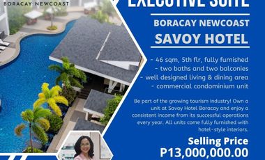 Condotel For Sale at Savoy Hotel in Boracay Newcoast