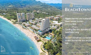 For Sale:  36.6 SQM Beachfront Studio Condo Unit in Batangas at The Spinnaker