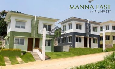 House and Lot For Sale in New Fields - Manna East, Teresa Rizal - 2 Bedrooms near Antipolo Angono Taytay Cainta
