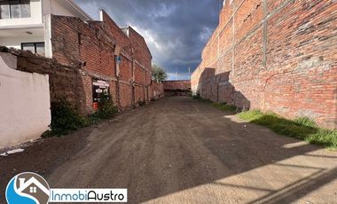 Totoracocha, Venta de Terreno Comercial en Avenida Principal