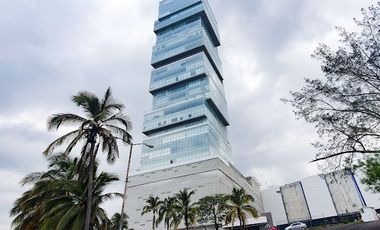Oficina en el piso 27 de 76 m² en Torre Exertia. Climatizada y con piso