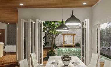 Freehold - Modern 2 Bedroom Villa with Riverside Views 30 Minutes from Ubud Centre