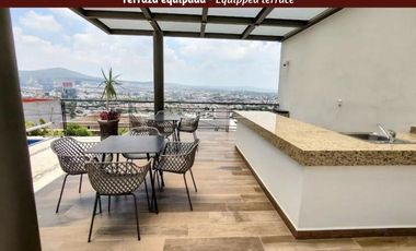 Departamento en venta, alberca, terraza, gym, pet friendly en Querétaro