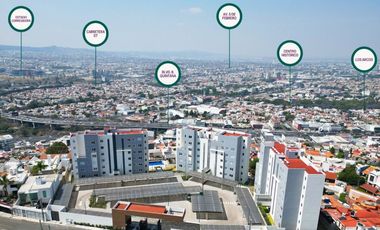 Departamento en venta, alberca, terraza, gym, pet friendly en Querétaro