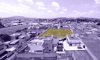 Terreno en venta en Zinacantepec, Col Linda Vista a una cuadra de Av. Adolfo López Mateos, a 5 min del tren interurbano, cercania con primarias, facul