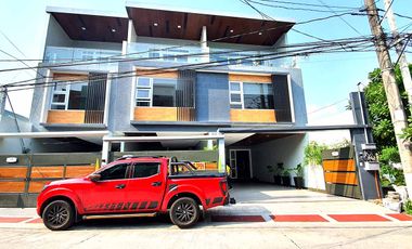 3 Storey Elegant Townhouse for sale in Don Antonio Heights Commonwealth Quezon City  Semi Furnished