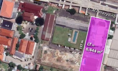 DIJUAL GEDUNG HOTEL di Jl MT HARYONO / CAWANG, JAKTIM