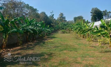 BEAUTIFUL 4 RAI LOT WITH 3 BED / 2 BATH HOUSE AND 30 METERS OF RIVERFRONT JUST 10 MINUTES FROM DOWNTOWN!!!