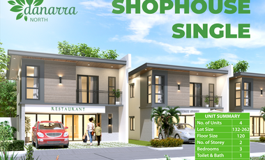 Preselling 3-bedroom shophouse for sale in Danarra North Liloan Cebu