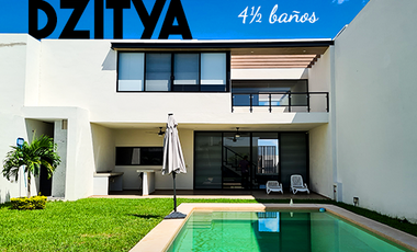 Casa en venta en Merida Zona norte dzytia 4 recamaras  residencia amplia