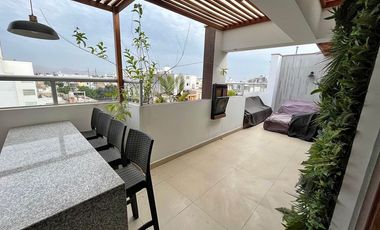 Se alquila duplex de 140 m2 en Surco - Semi Amoblado