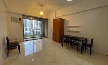 Spacious Studio in Makati Valero Street Paseo Parkview Suites Newly Painted Renovated For Rent
