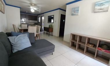 Departamento amueblado en Villa Santorini. A una cuadra del mar. Incluye agua, internet y mantenimiento