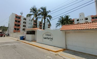 Departamento amueblado en Villa Santorini. A una cuadra del mar. Incluye agua, internet y mantenimiento