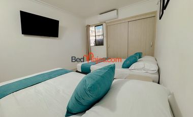 Alquiler por dias apto de 3 habitaciones en el Rodadero