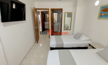 Alquiler por dias apto de 3 habitaciones en el Rodadero