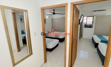 Alquiler por dias apto de 3 habitaciones en el Rodadero