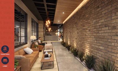 Departamentos en VENTA en Zona Tec, a 8 minutos caminando del Tecnológico, con alberca, gimnasio, área de cowork, bar y más!