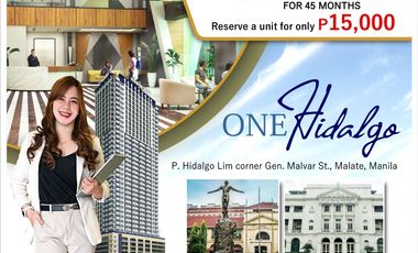 Newly launched Studio Unit in Malate NO SPOT DP