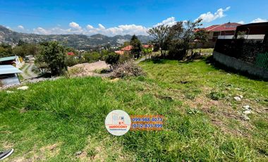 Terreno ideal para construcción en venta, Sector Challuabamba T346