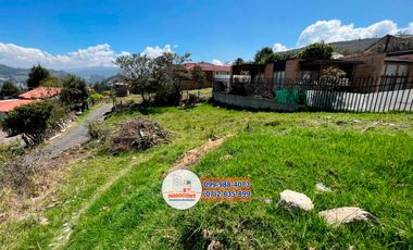 Terreno ideal para construcción en venta, Sector Challuabamba T346