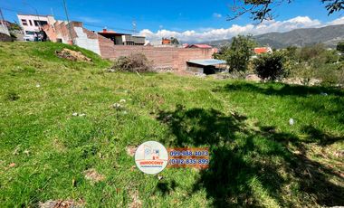 Terreno ideal para construcción en venta, Sector Challuabamba T346