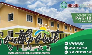 2-bedroom Townhouse House and Lot for sale in Alaminos Laguna