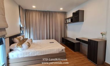 For rent, 2-story detached house, 3 bedrooms, Centro Bangna, new project, very good location. Near Mega Bangna and international schools.