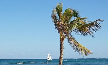SOBRE LA PLAYA Casa y terreno en Puerto Morelos