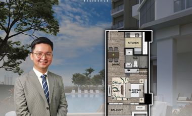 Highend Studio with balcony Uptown Arts Residence Preselling condo for sale Bonifacio Global City