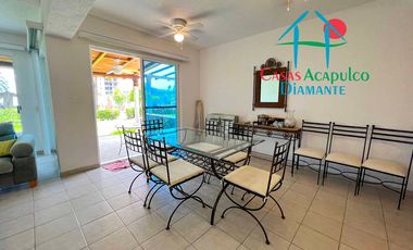 Casa en condominio con club de playa y cancha de tenis. Terraza con salida a la alberca del cúster