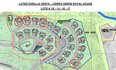 LOTE No. 16 – CERRO VERDE ROYAL HOUSE