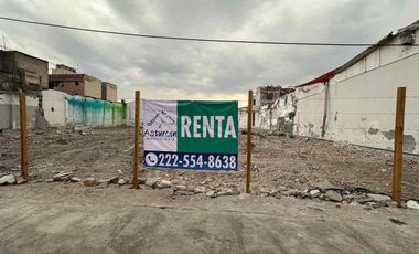 RENTA TERRENO PUEBLA