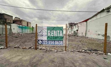 RENTA TERRENO PUEBLA