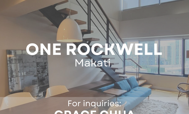 2 Bedroom Condominium for Rent in One Rockwell West, Makati